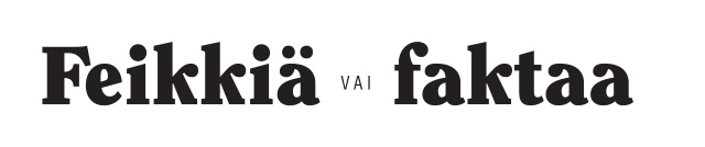 Feikkiä vai fakta logo